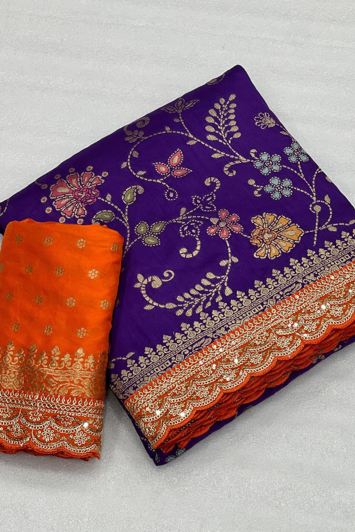 Little Miss Sunshine Banarasi Dola Silk Saree