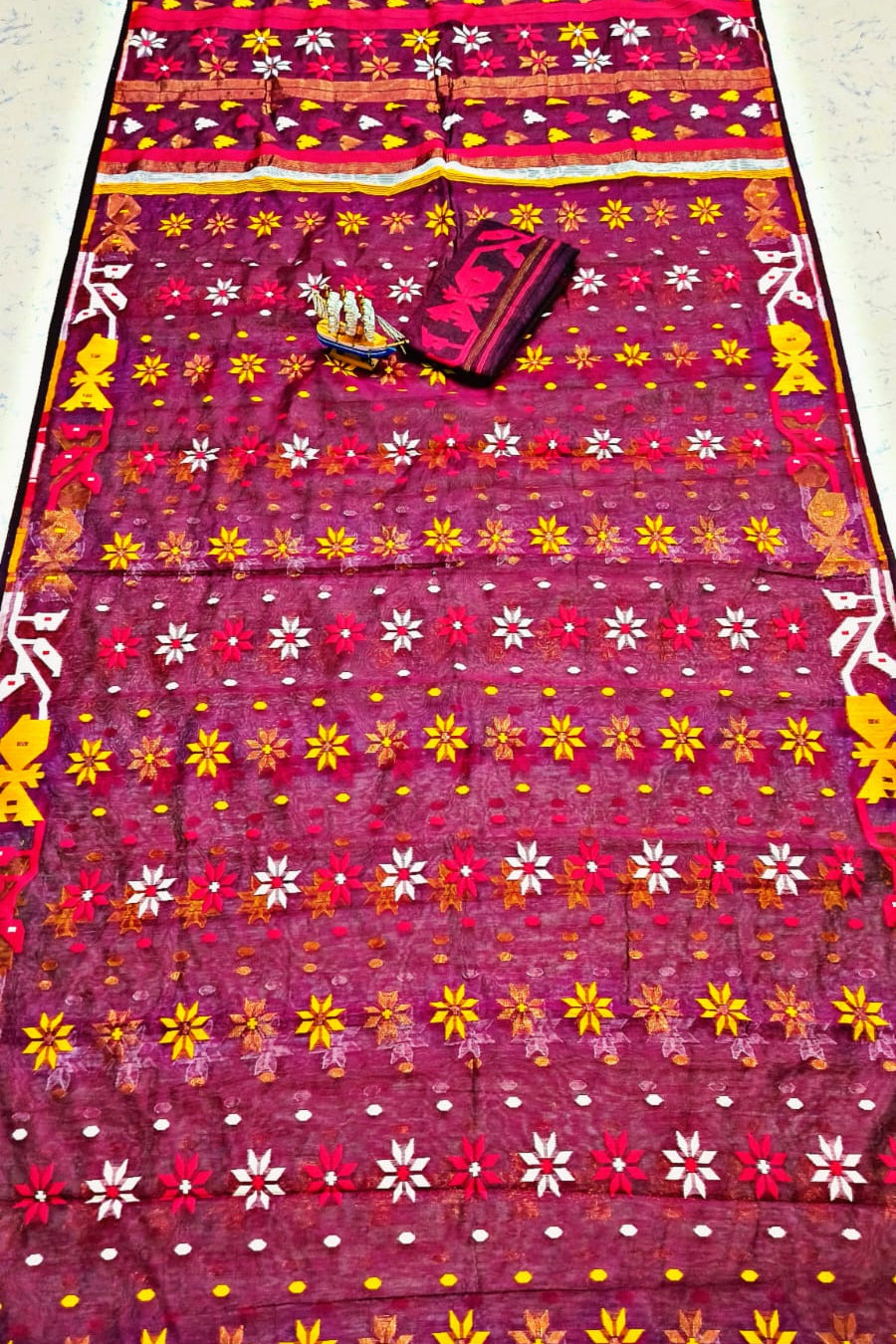 Shaili Dhakai Jamdani Saree