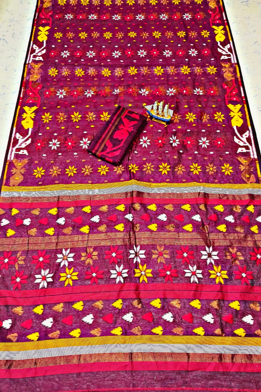Shaili Dhakai Jamdani Saree