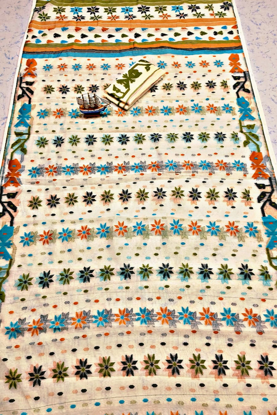Shaili Dhakai Jamdani Saree