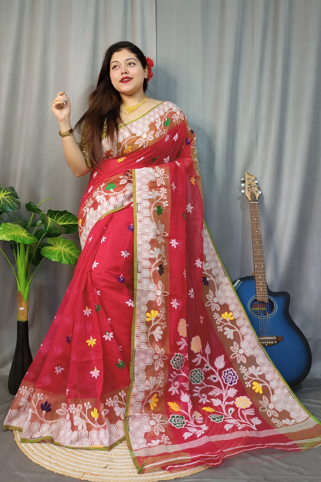 Legacy Of Artisans Dhakai Jamdani Saree