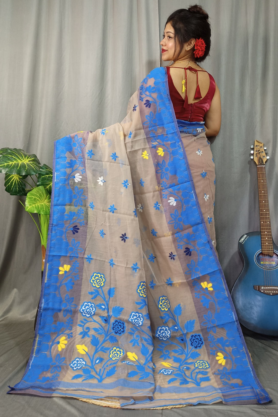Legacy Of Artisans Dhakai Jamdani Saree