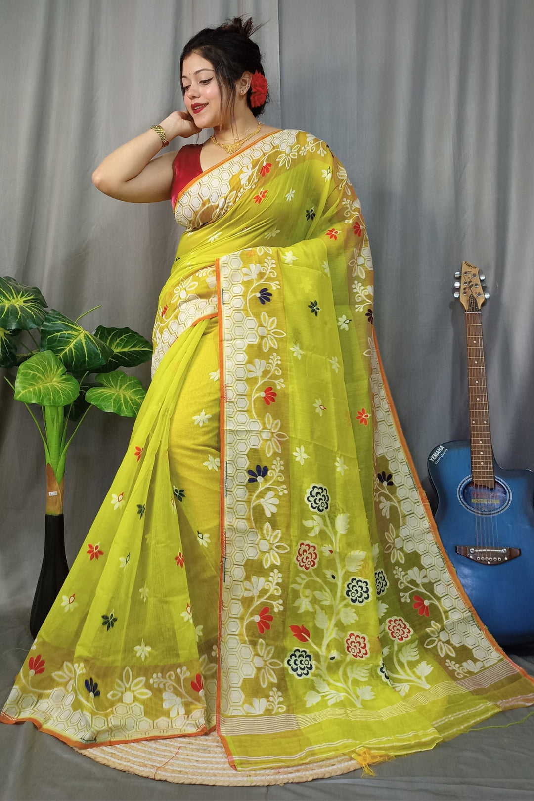 Legacy Of Artisans Dhakai Jamdani Saree