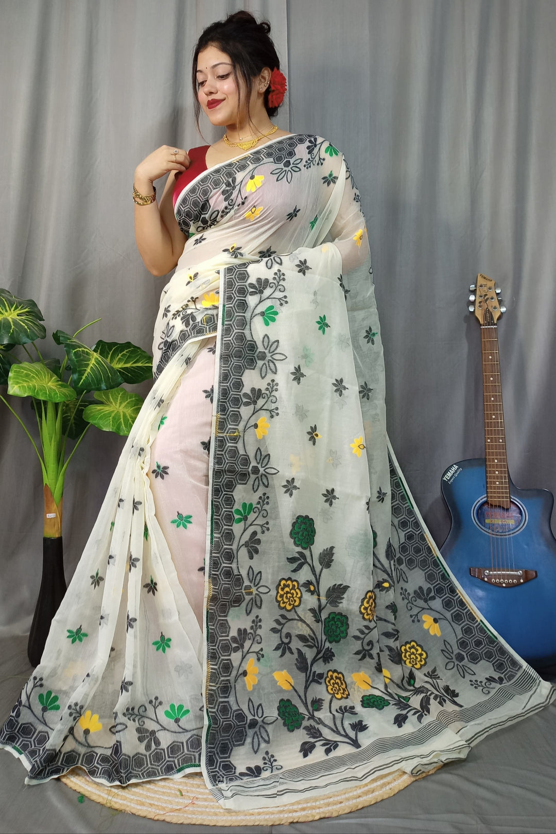 Legacy Of Artisans Dhakai Jamdani Saree