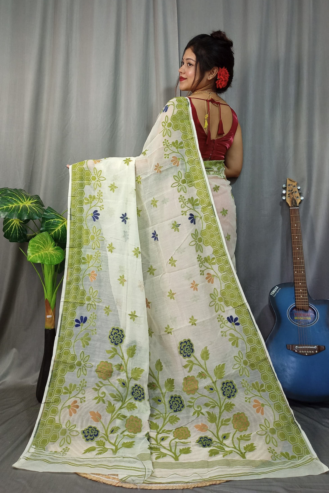 Legacy Of Artisans Dhakai Jamdani Saree