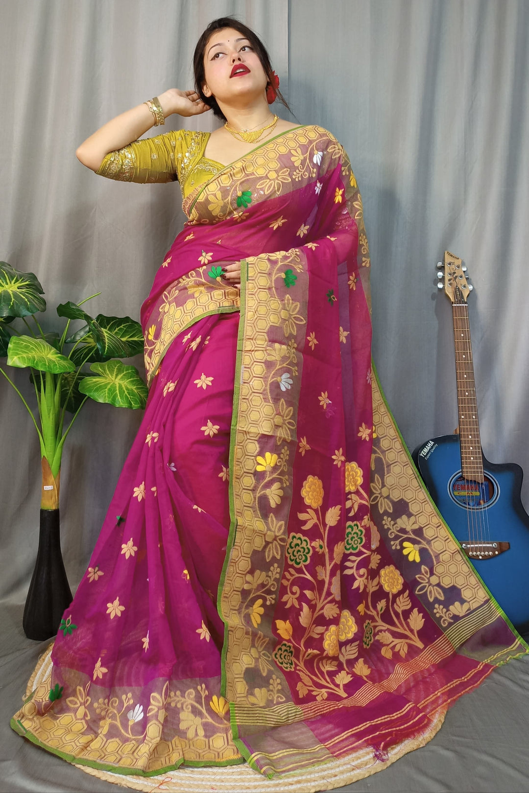 Legacy Of Artisans Dhakai Jamdani Saree