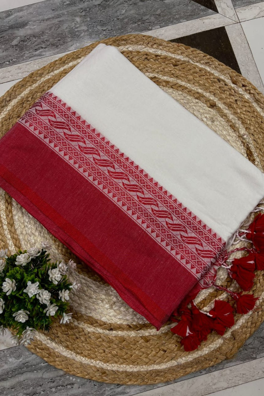 Full Of Sweetness Begumpuri Khadi Cotton Saree
