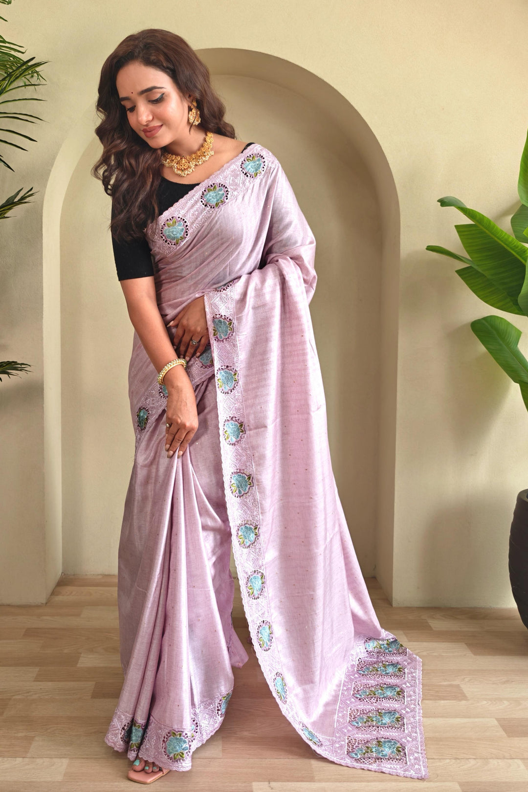 Ancestral Elegance Tussar Silk Saree