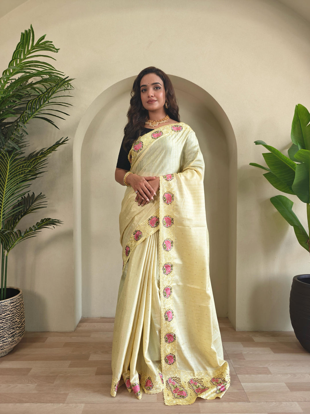 Ancestral Elegance Tussar Silk Saree