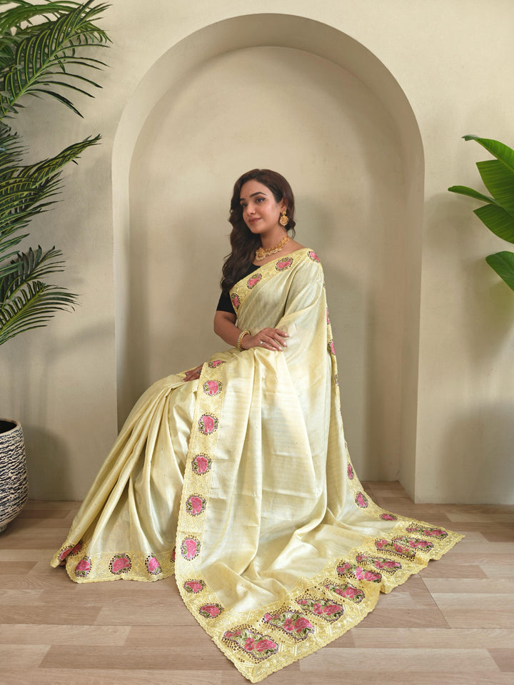 Ancestral Elegance Tussar Silk Saree