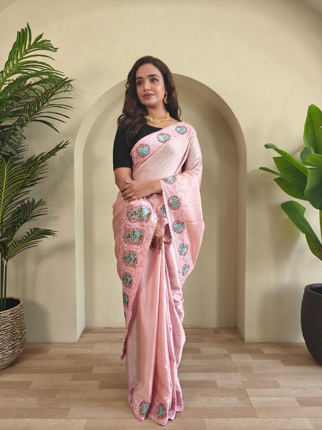 Ancestral Elegance Tussar Silk Saree