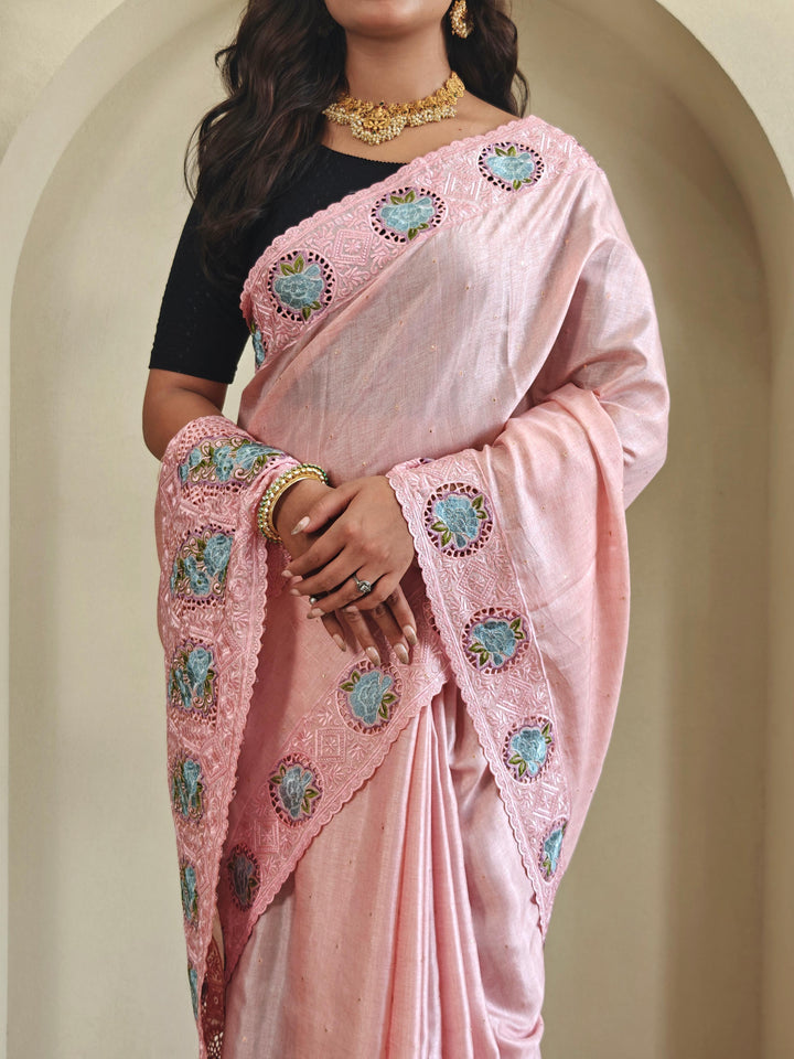 Ancestral Elegance Tussar Silk Saree