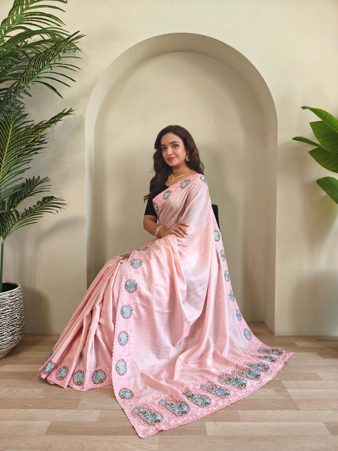 Ancestral Elegance Tussar Silk Saree