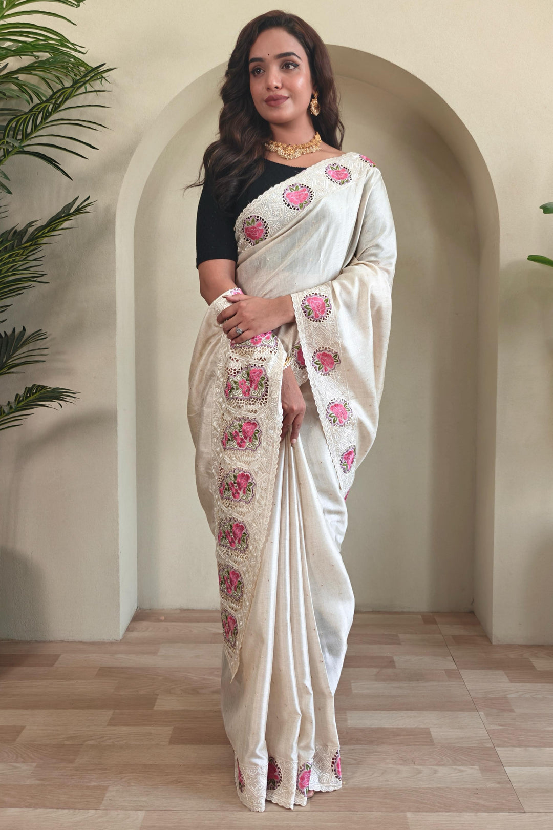 Ancestral Elegance Tussar Silk Saree