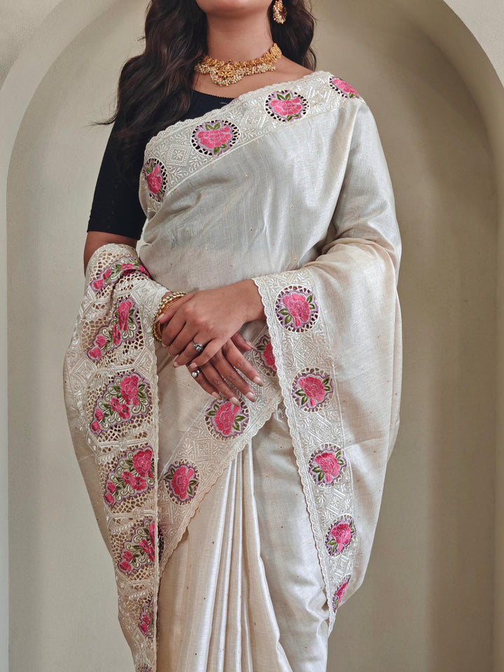 Ancestral Elegance Tussar Silk Saree