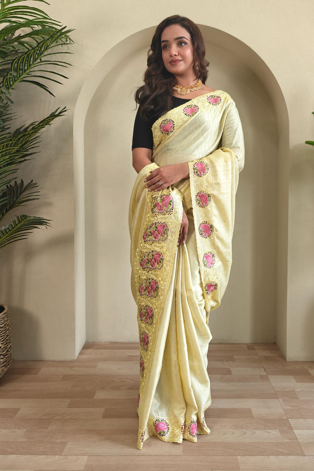 Ancestral Elegance Tussar Silk Saree