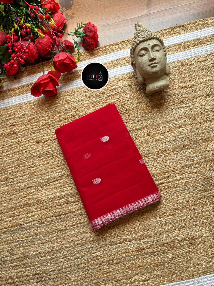 Legacy Of Khaddi Chiffon Handloom Banarasi Saree