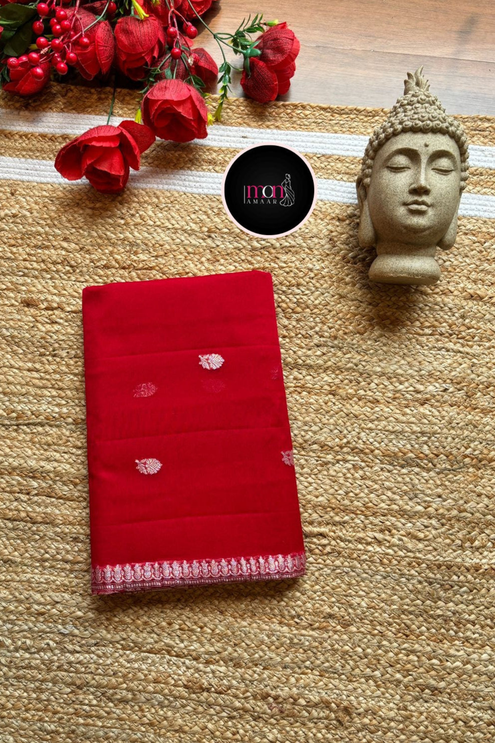 Legacy Of Khaddi Chiffon Handloom Banarasi Saree