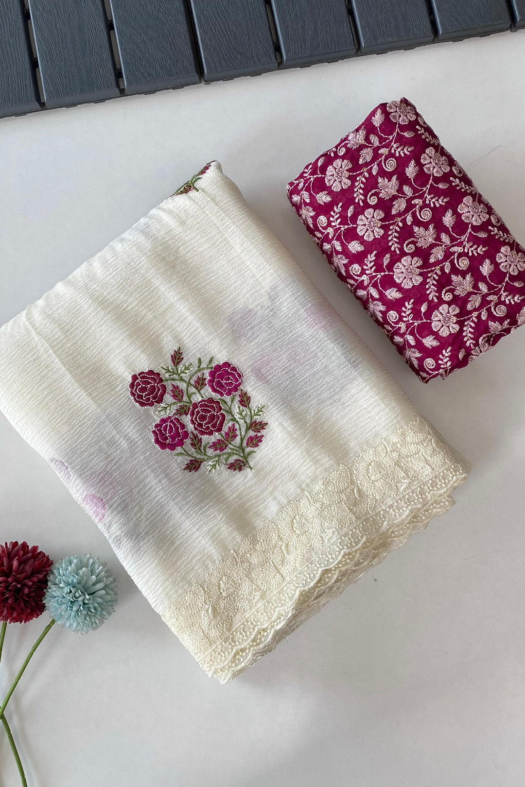 Sizzling With Style Crush Chiffon Georgette Saree