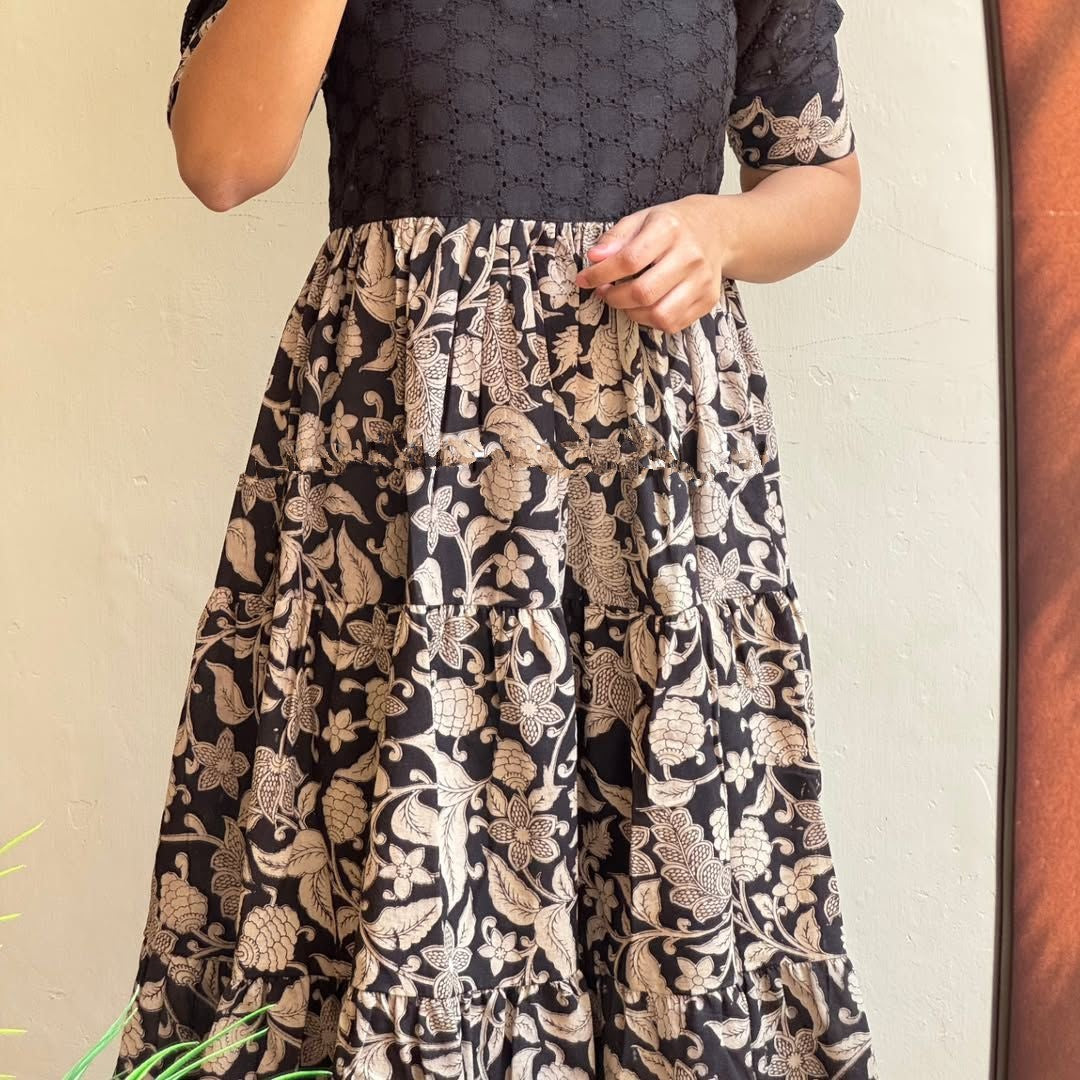 Fashion Wave Cotton Midi Dress