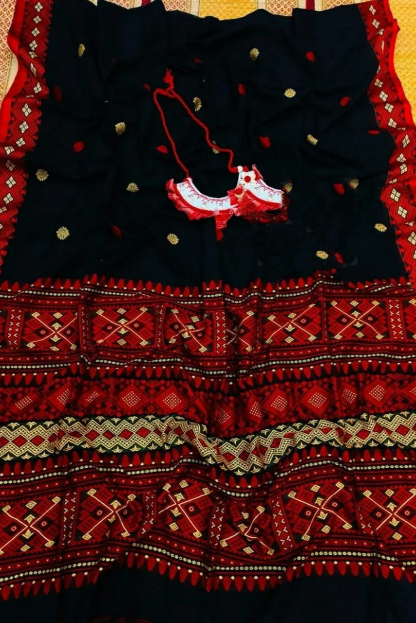 Light Layers Mercerized Cotton Banarasi Saree