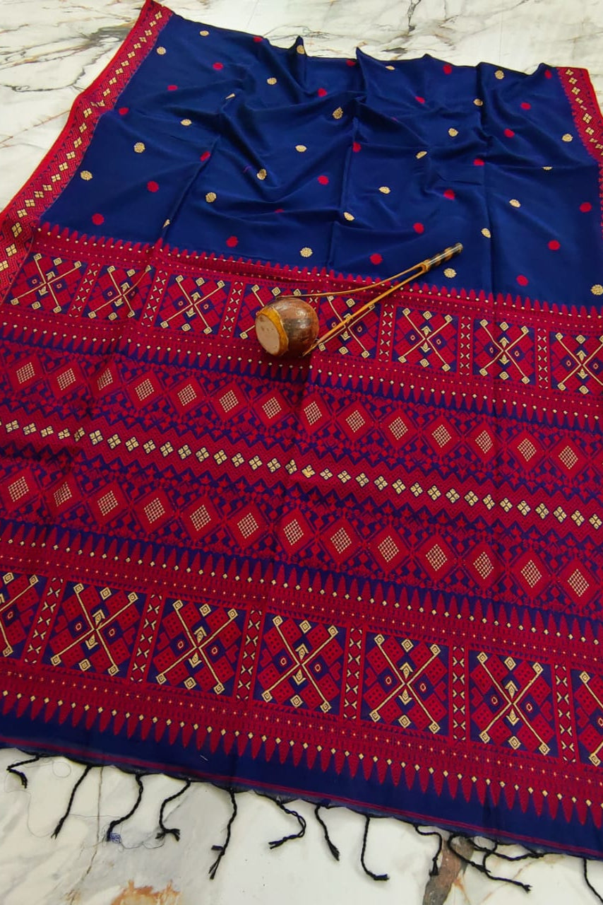 Light Layers Mercerized Cotton Banarasi Saree