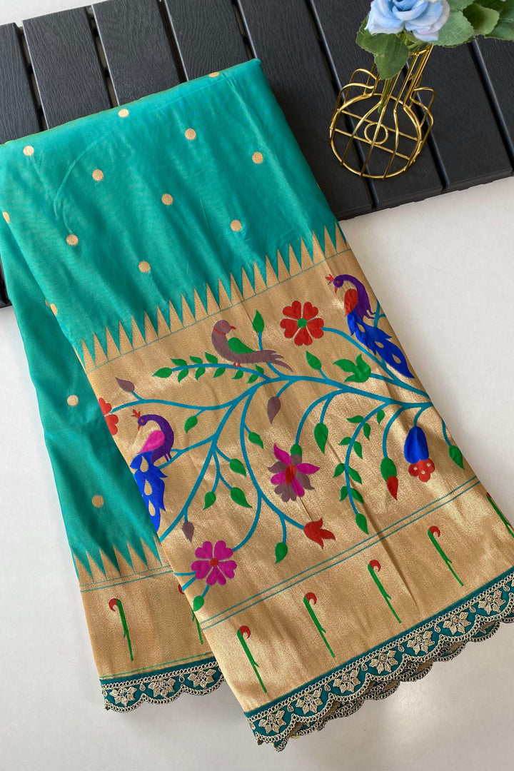 Peacock Paithani Silk Saree