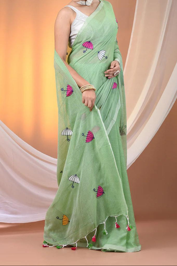 Anondini Mul Cotton Saree