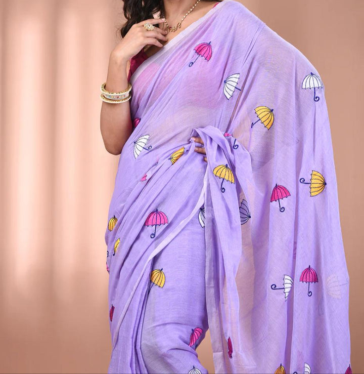 Anondini Mul Cotton Saree
