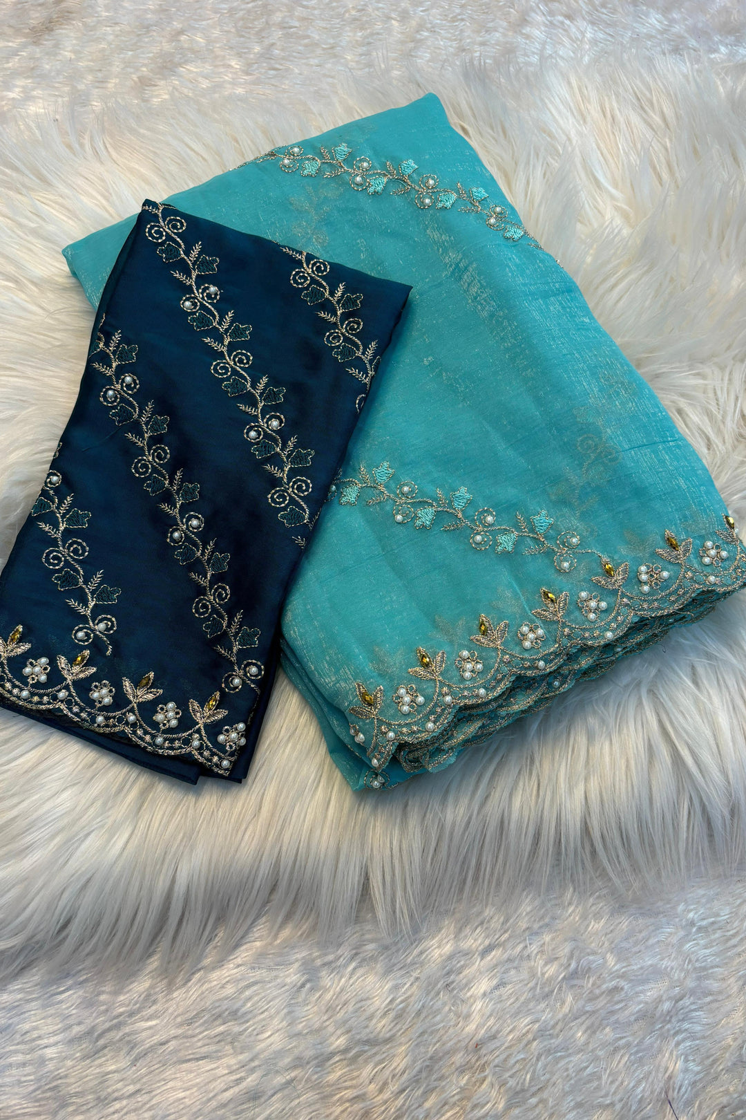 Unmatched Glow Crush Silk Saree