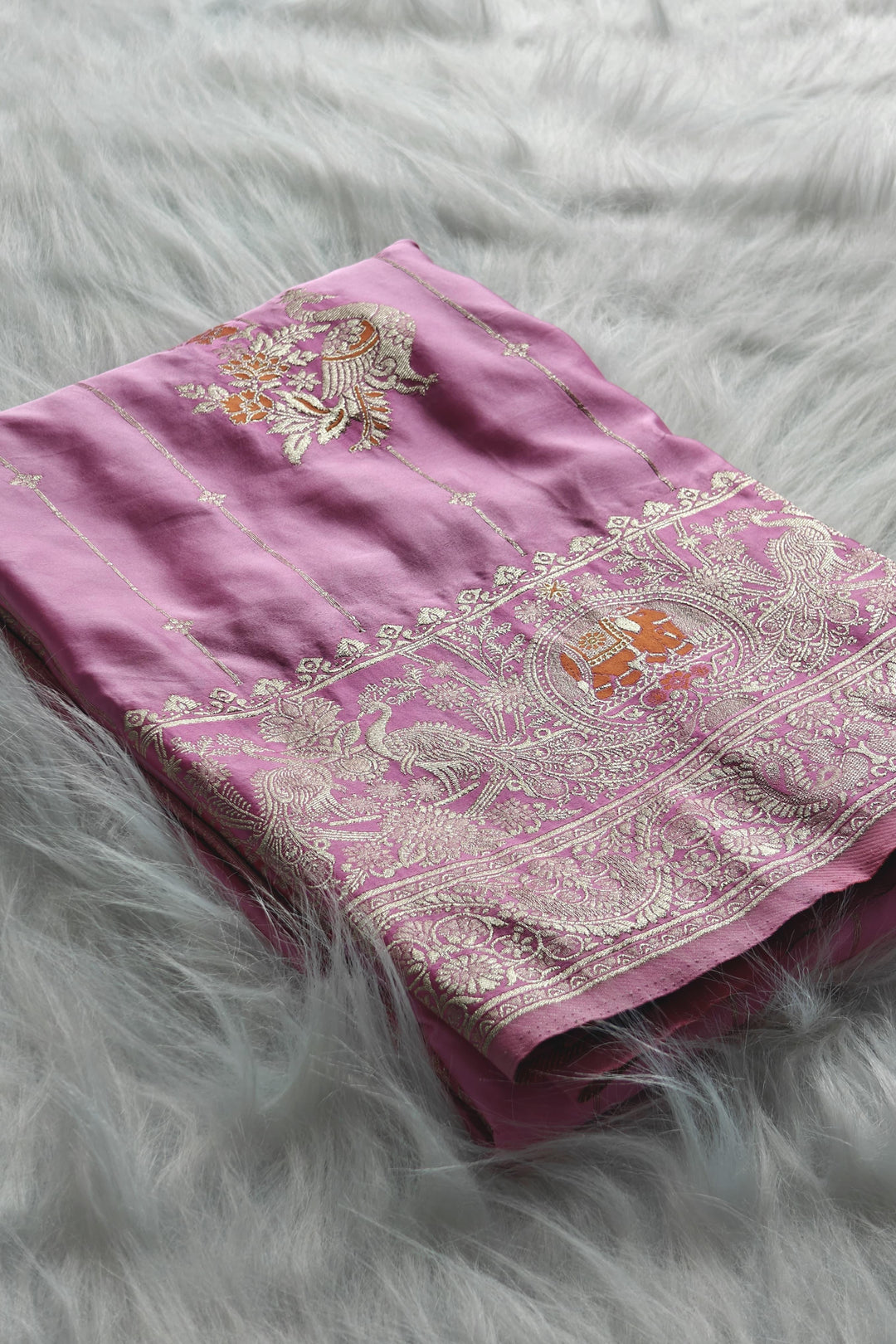 Celebrating You Today Mashru Satin Silk Saree