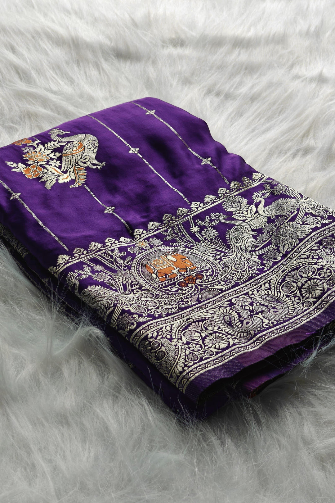 Celebrating You Today Mashru Satin Silk Saree