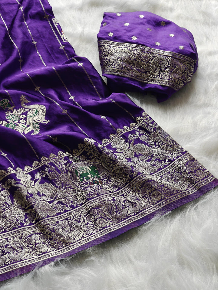 Celebrating You Today Mashru Satin Silk Saree