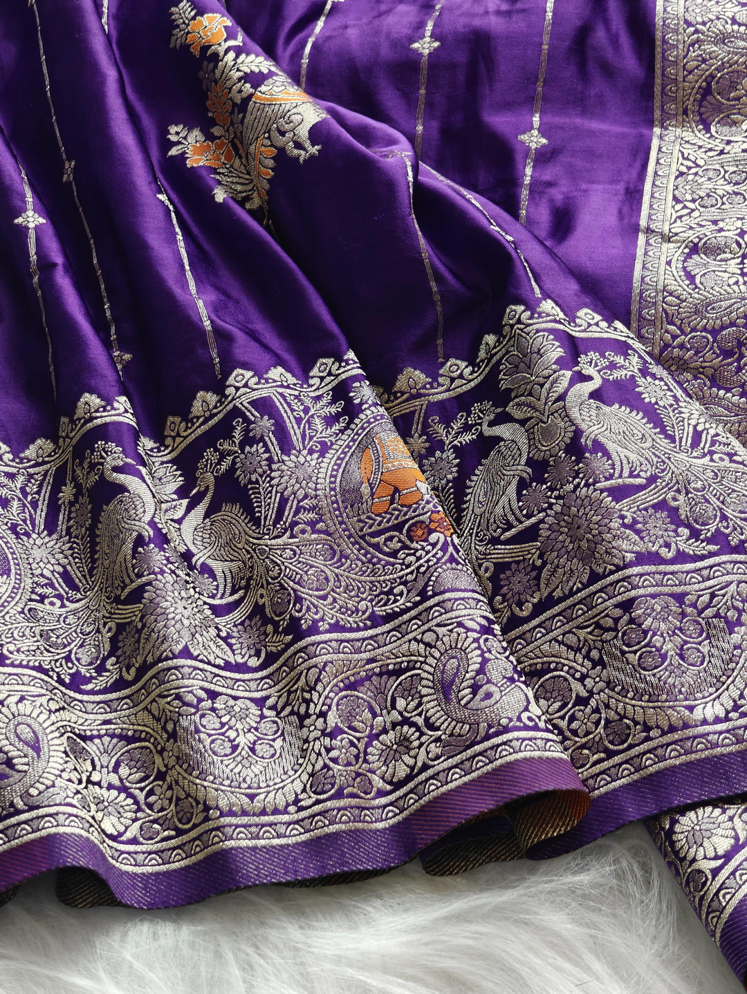 Celebrating You Today Mashru Satin Silk Saree