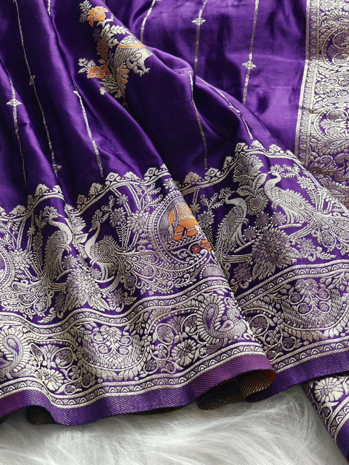 Celebrating You Today Mashru Satin Silk Saree