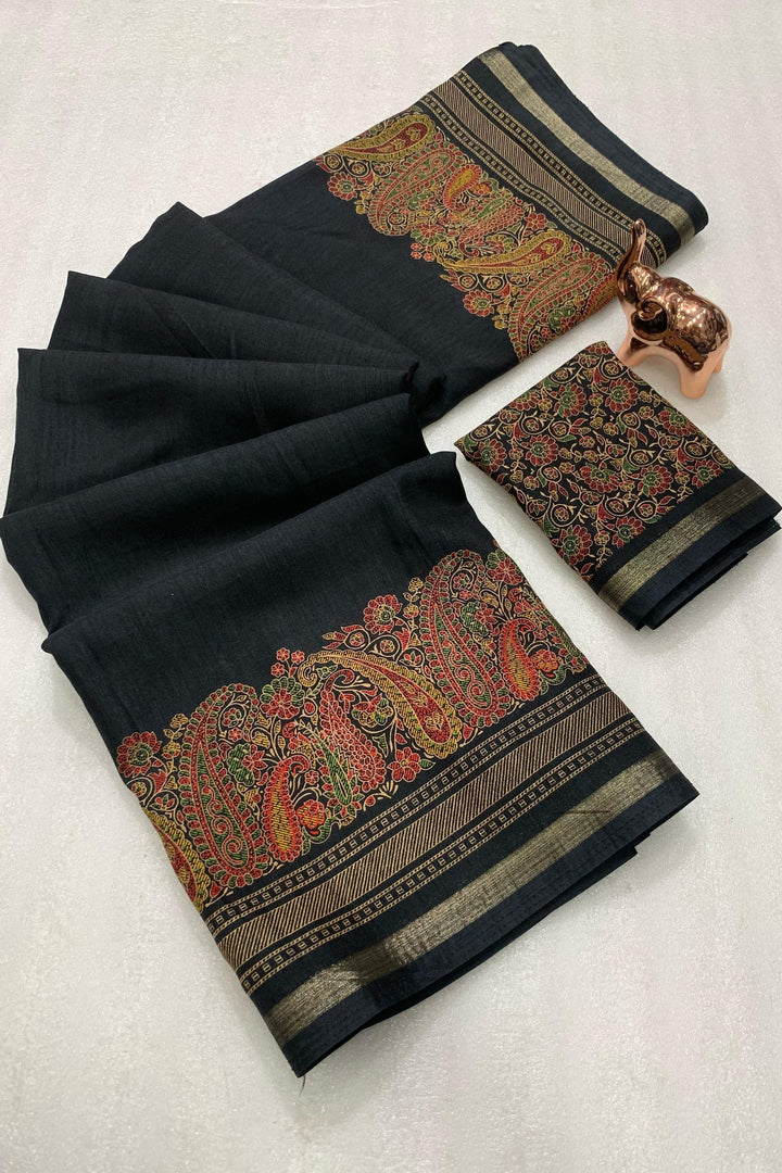Heartwarming Tussar Silk Saree