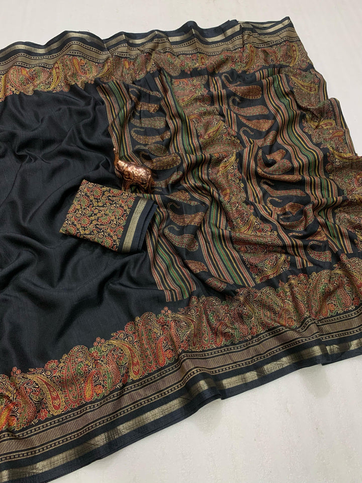 Heartwarming Tussar Silk Saree