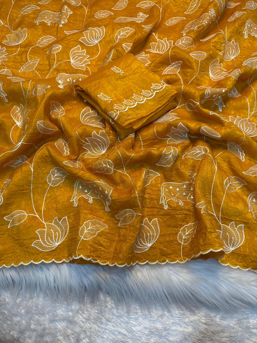 Cherish With Love Crush Silk Saree