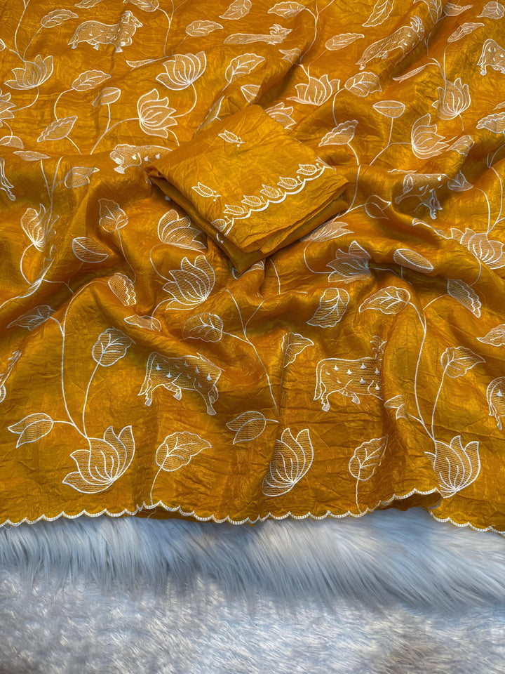 Cherish With Love Crush Silk Saree