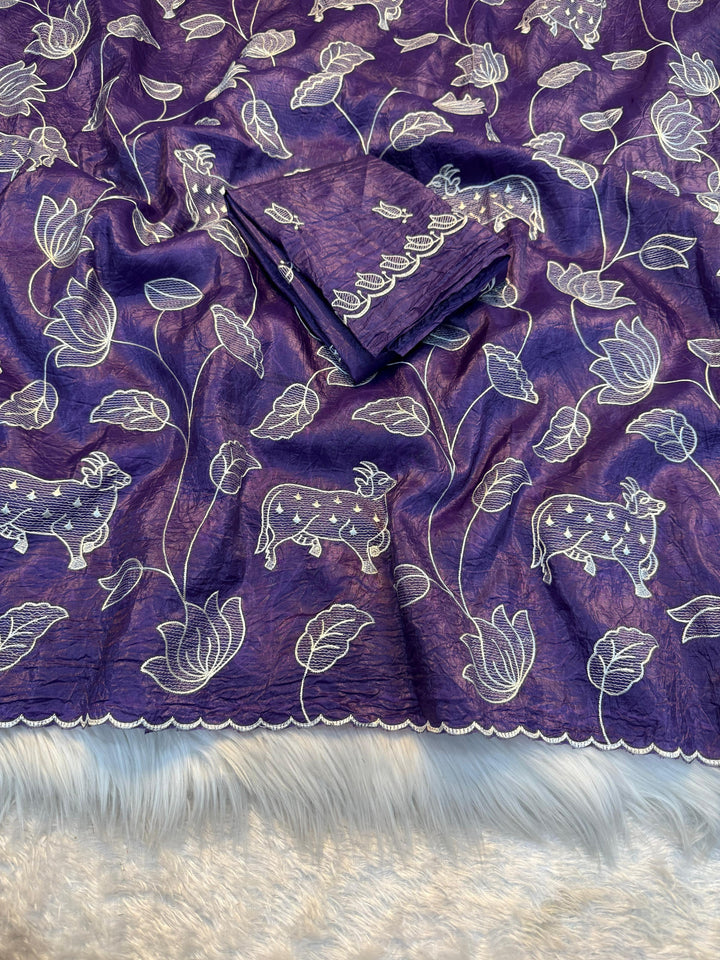 Cherish With Love Crush Silk Saree