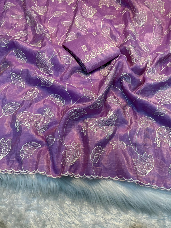 Cherish With Love Crush Silk Saree