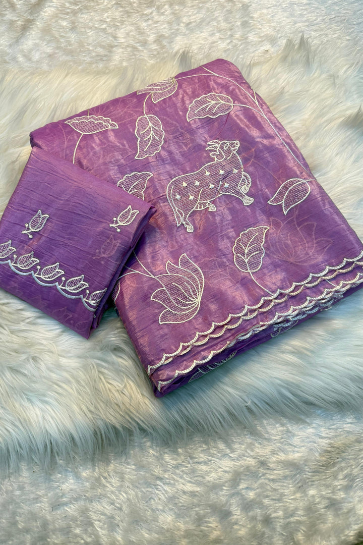 Cherish With Love Crush Silk Saree