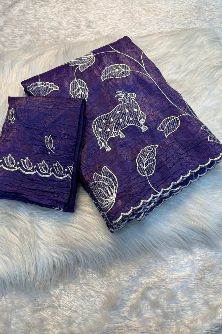 Cherish With Love Crush Silk Saree