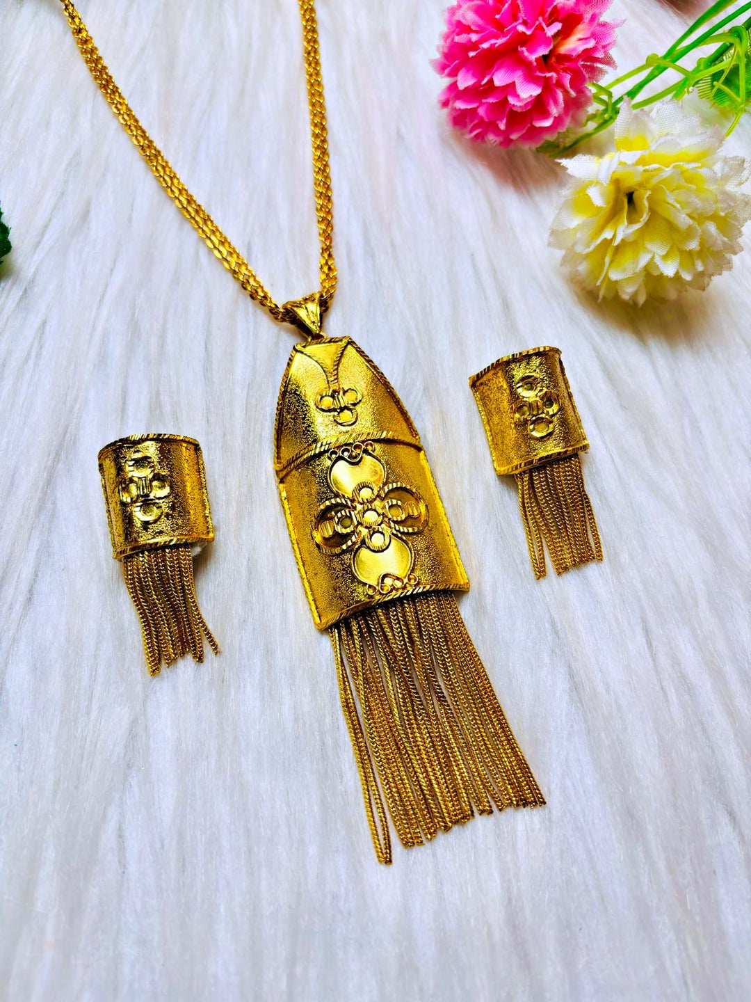 Celeste Glow -Gold Plated Necklace Set