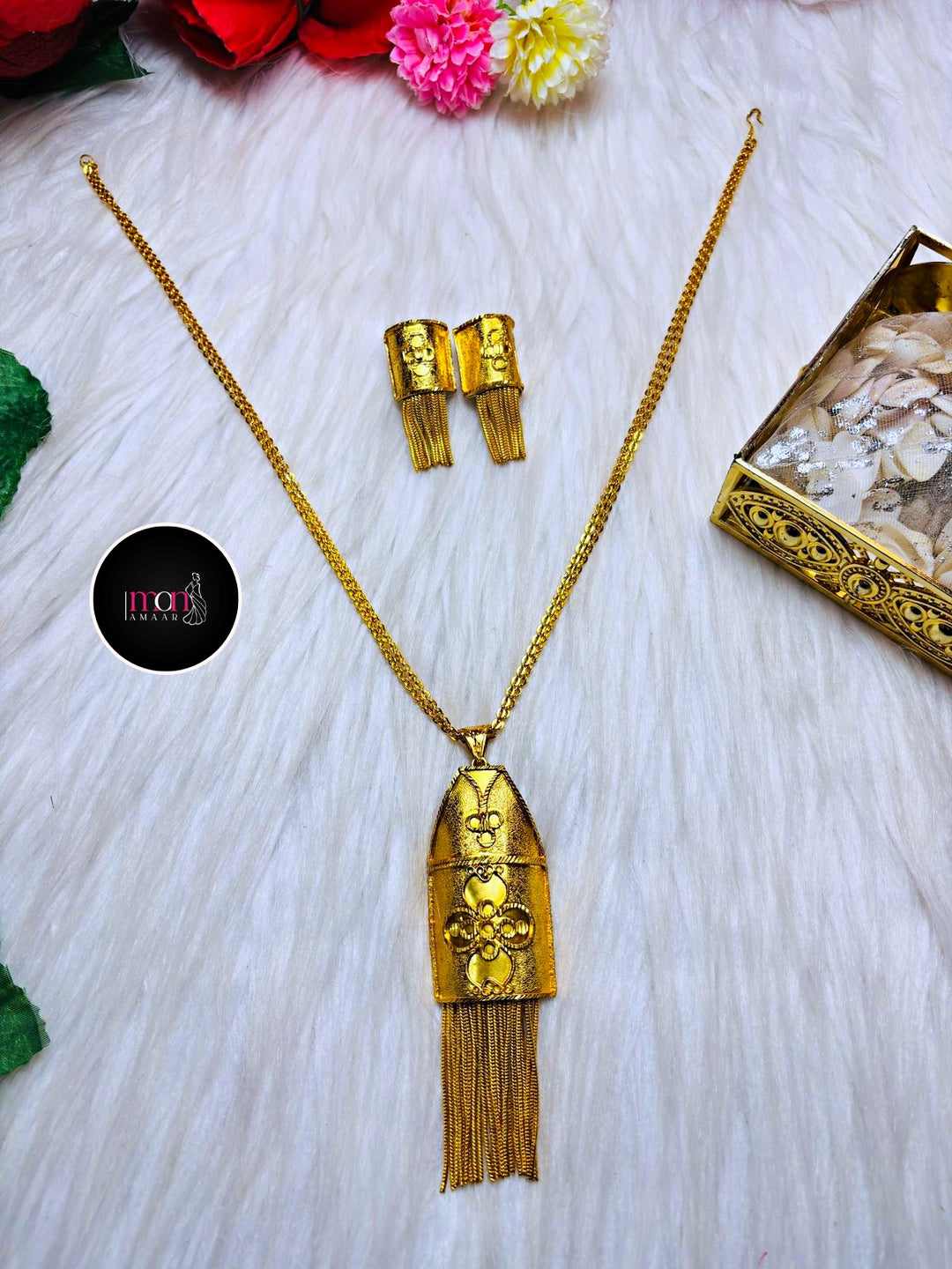 Celeste Glow -Gold Plated Necklace Set