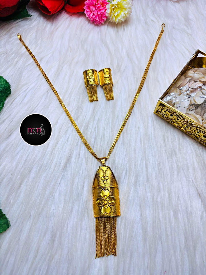 Celeste Glow -Gold Plated Necklace Set