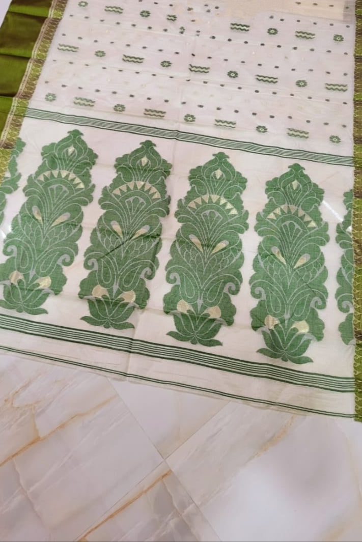 Subarnarekha Tussar Jamdani Saree