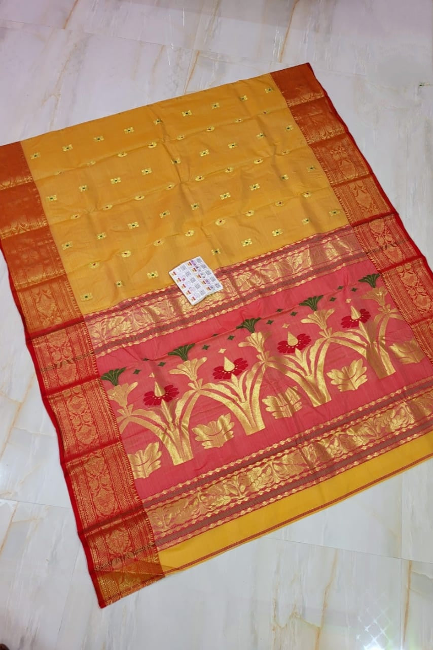 Subarnarekha Tussar Jamdani Saree