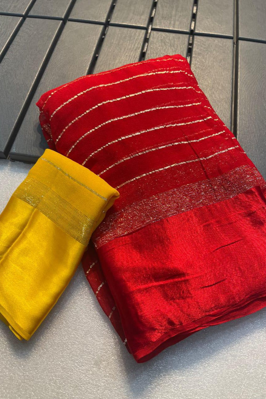 Female Fashion Georgette Saree