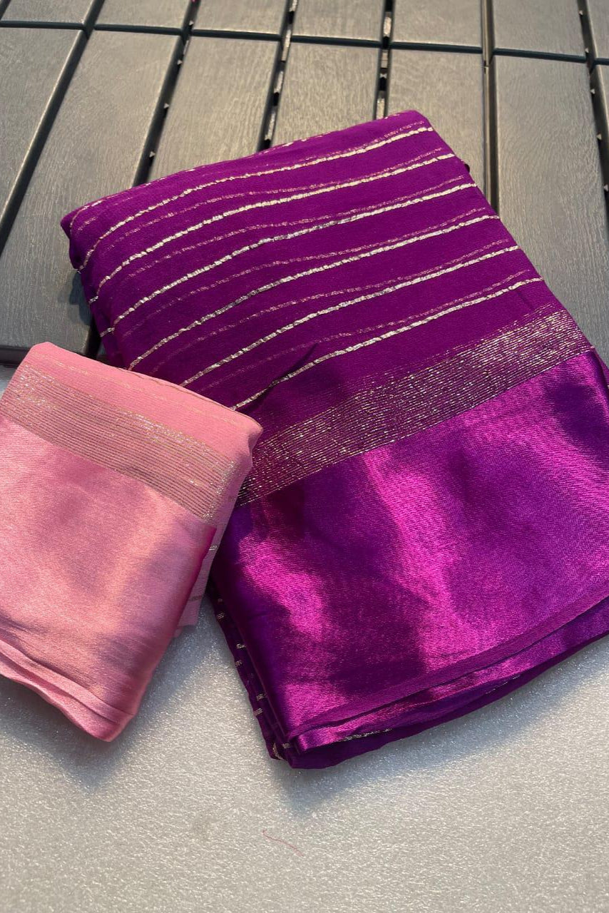 Female Fashion Georgette Saree